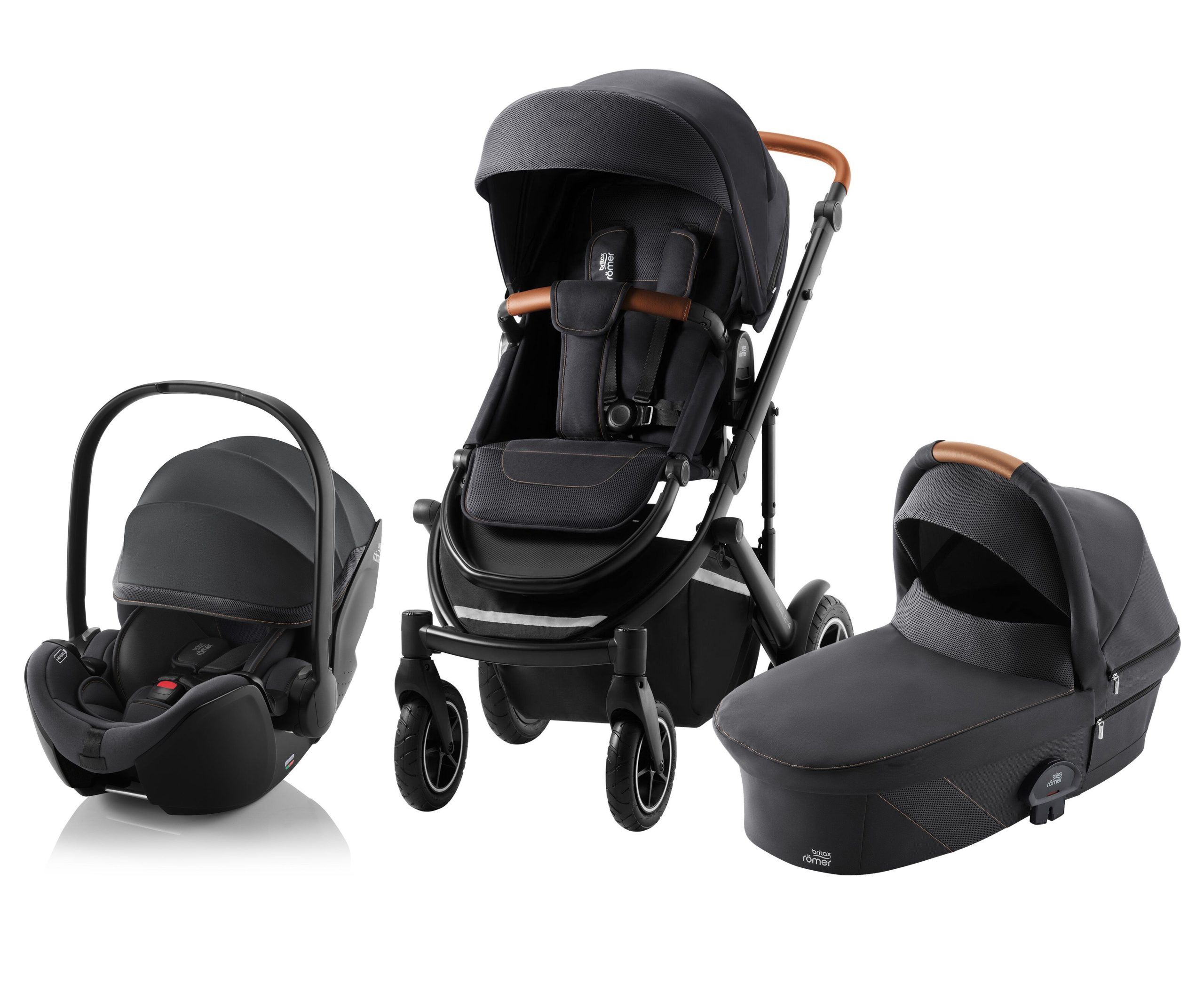 Featured image for “Britax Römer Smile 4 Duovagn inkl. Baby-Safe 5Z, Fossil Grey”